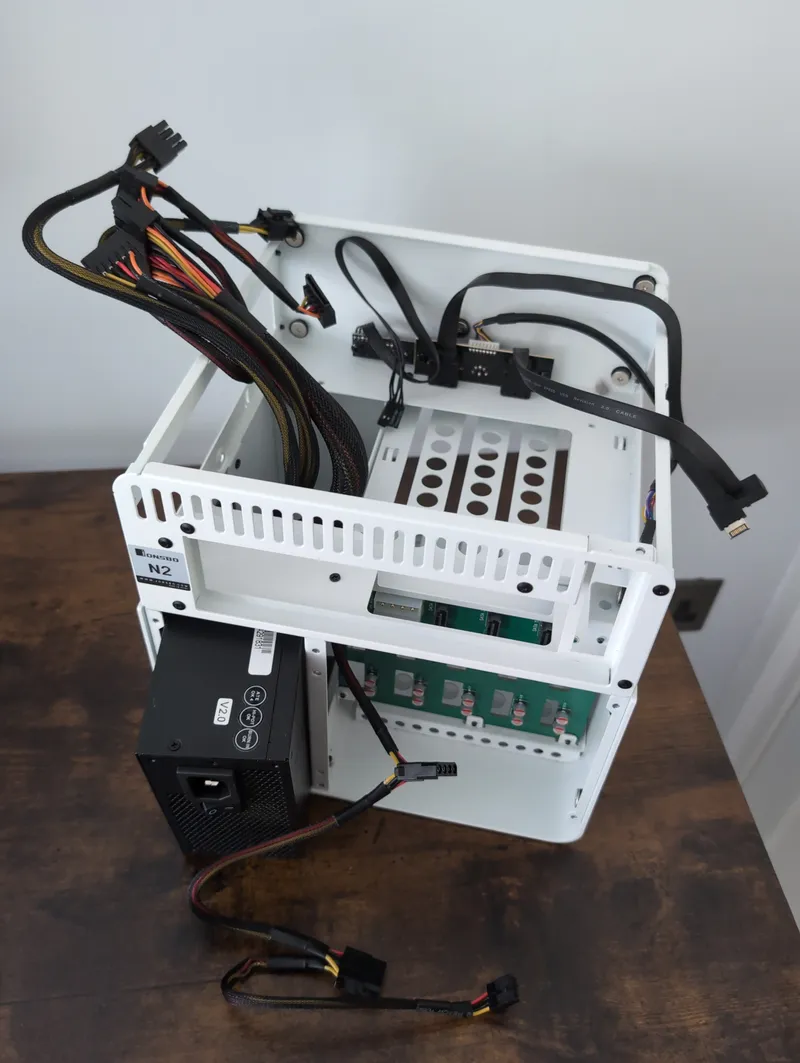 Insert PSU into case