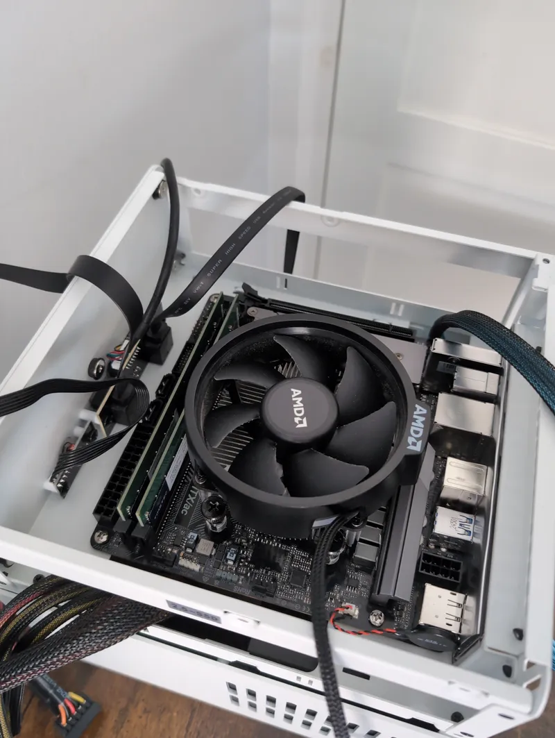 Install motherboard into case