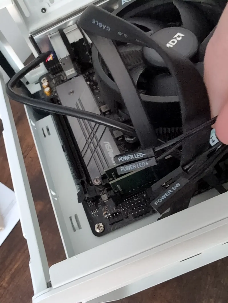 Jonsbo N2 Power switch and Power LED connector