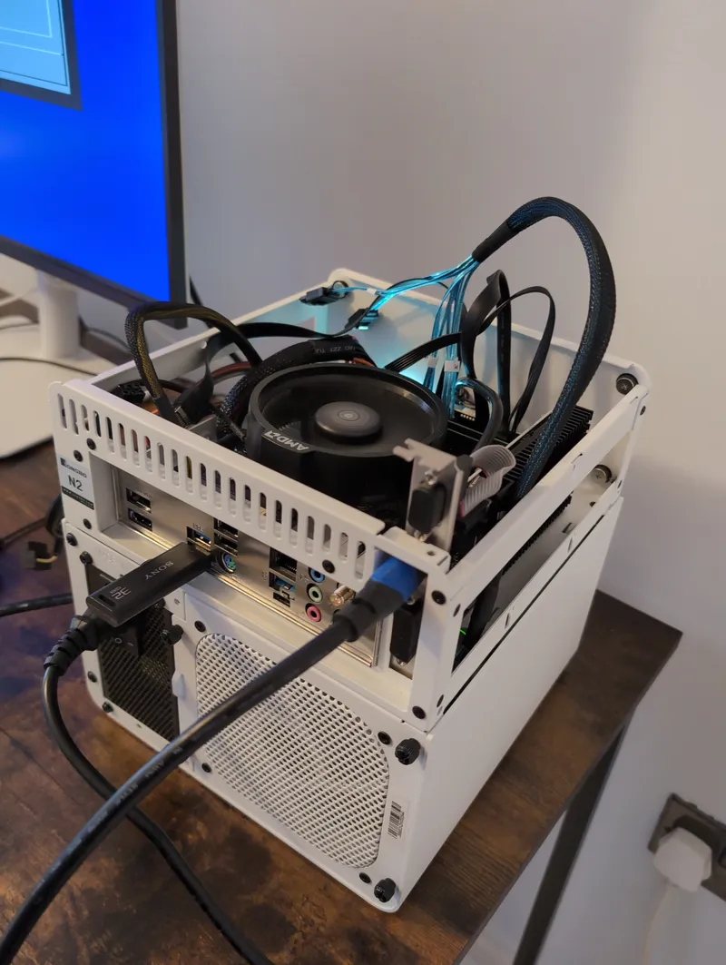 Machine running during installation!